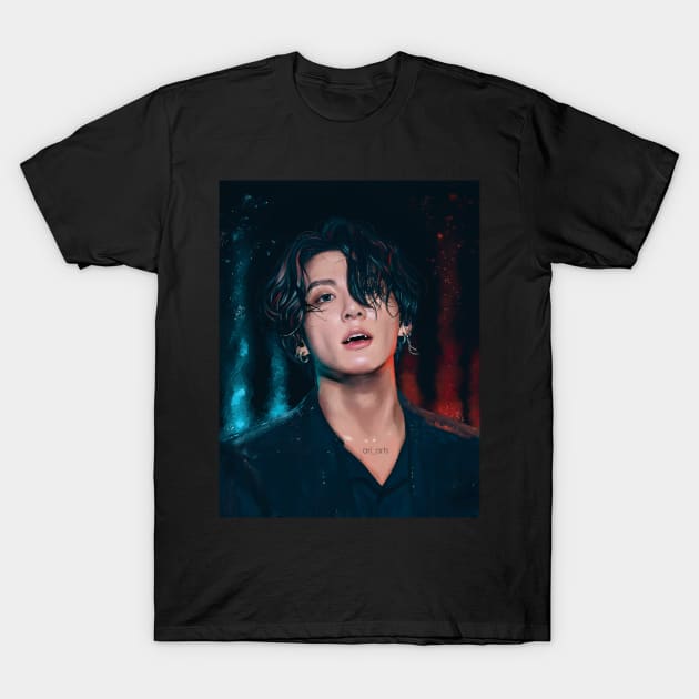 Vampire jungkook T-Shirt by ari-arts